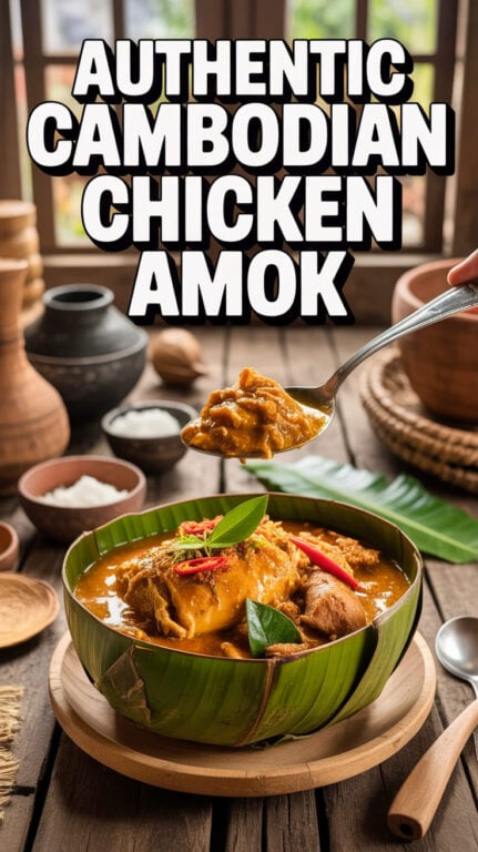 2. Authentic Cambodian Chicken Amok