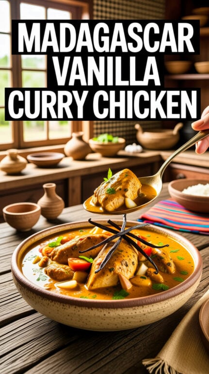 20. Madagascar Vanilla Curry Chicken Recipe
