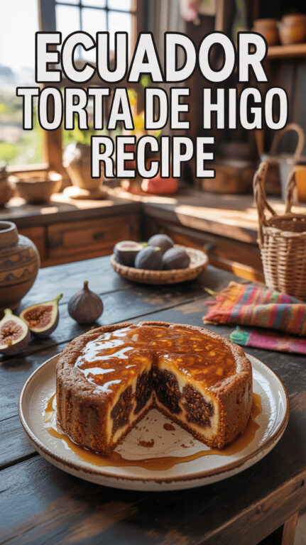 21. Easy Ecuador Torta de Higo Recipe