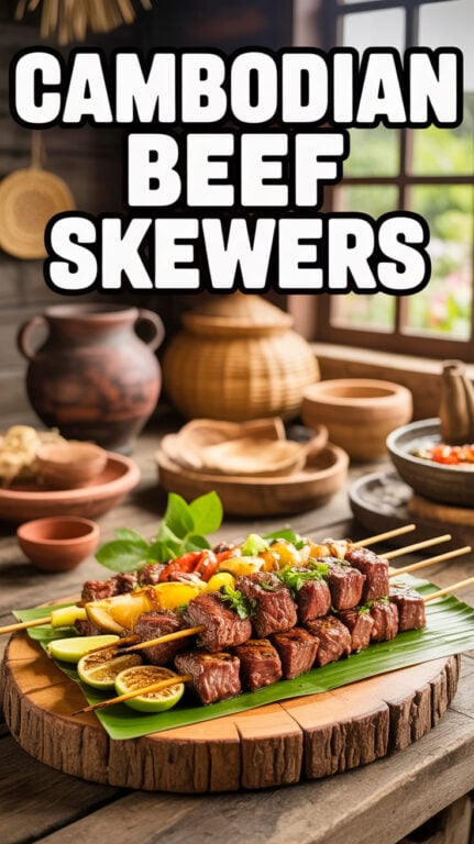 24. Cambodian Beef Skewers
