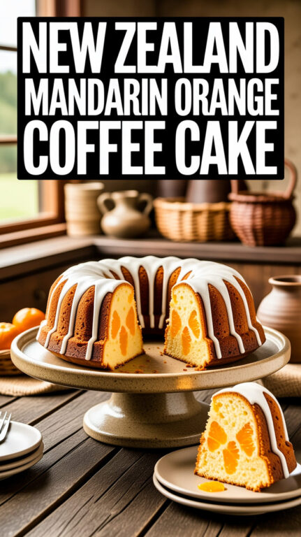 24. New Zealand Mandarin Orange Coffee Cake Recipe