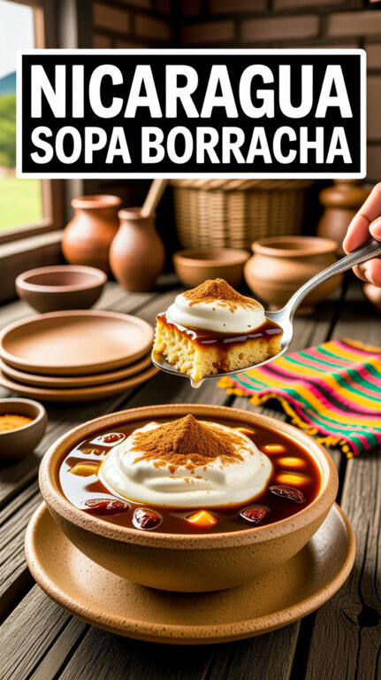 24. Nicaragua Sopa Borracha Recipe
