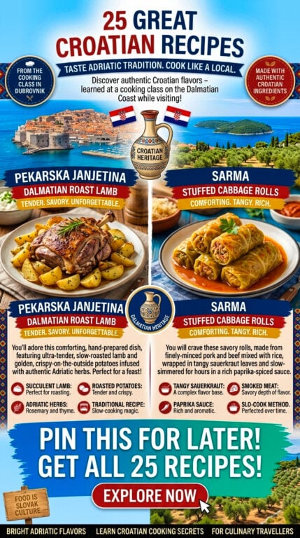 25 Great Croatian Recipes - pin