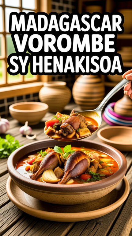 26. Madagascar Vorombe Sy Henakisoa Recipe