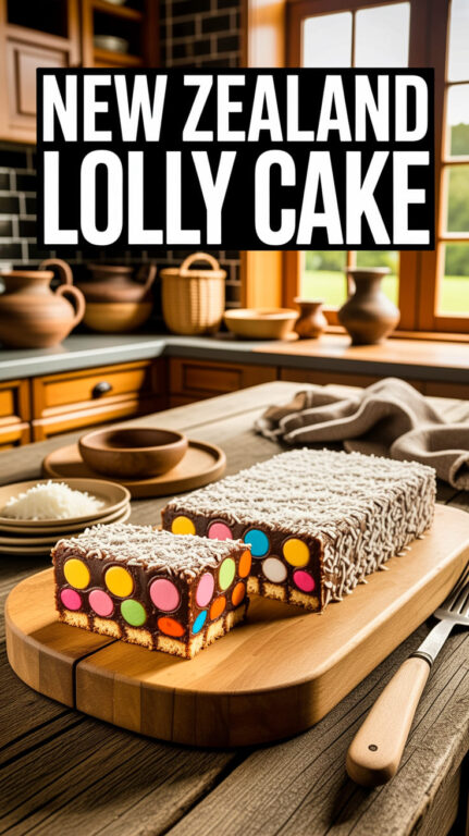 3. New Zealand Lolly Cake Recipe