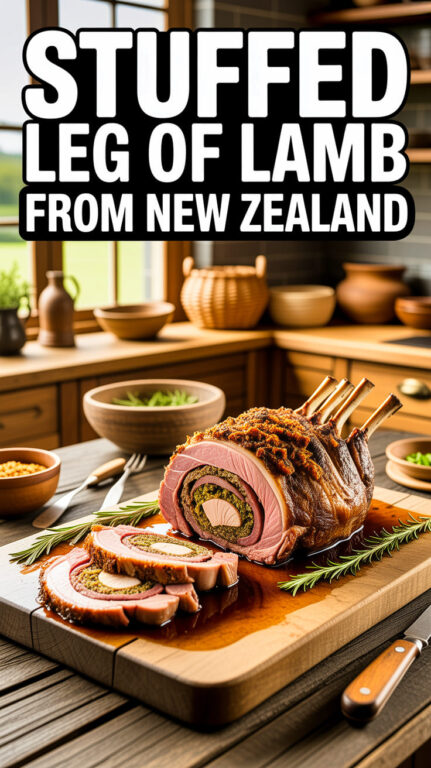 4. Stuffed Leg of Lamb Recipe From New Zealand