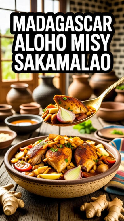 6. Madagascar Aloho misy Sakamalao Recipe