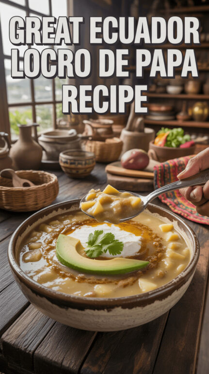 8. The Great Ecuador Locro de Papa Recipe