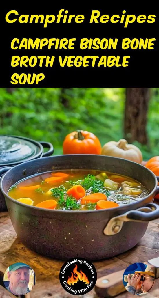 Bison Bone Broth Vegetable Soup