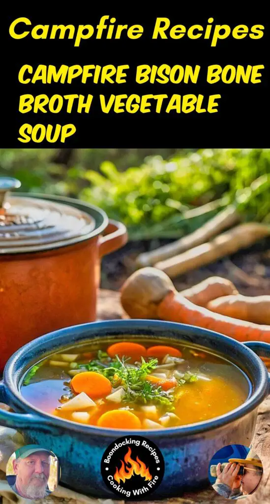 Bison Bone Broth Vegetable Soup