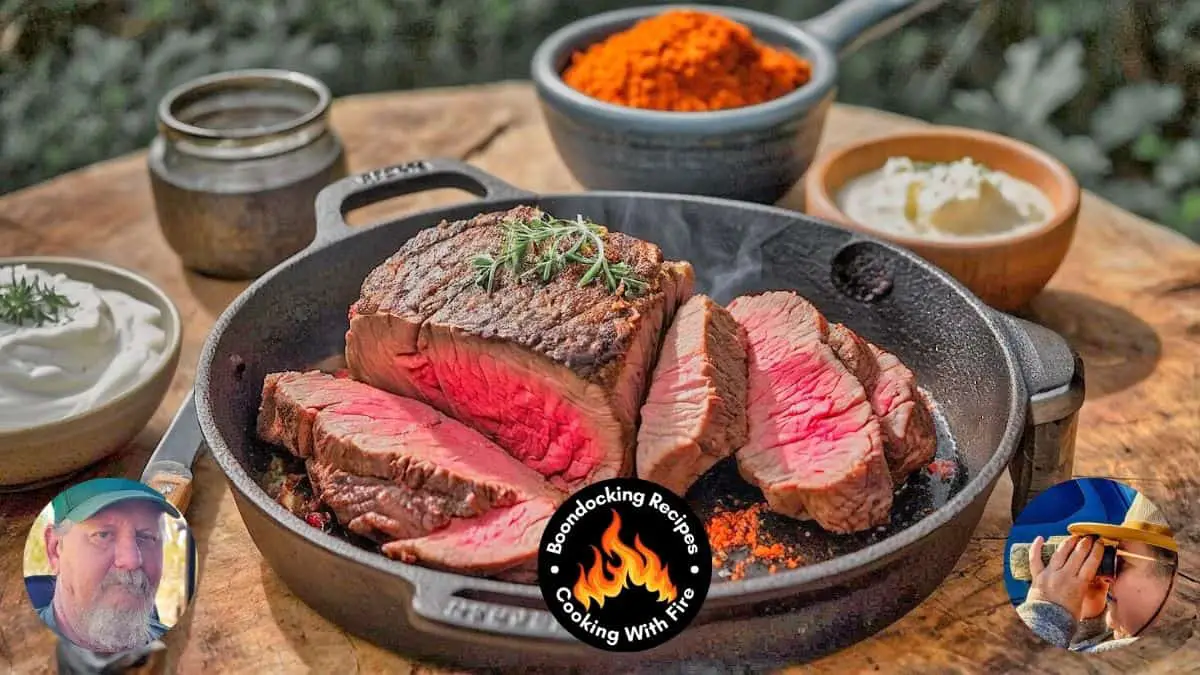 Bison Tenderloin with Horseradish Cream