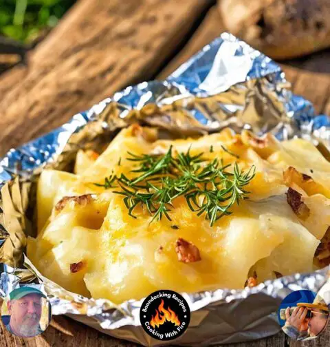Campfire Foil Packet Scalloped Potatoes Recipe