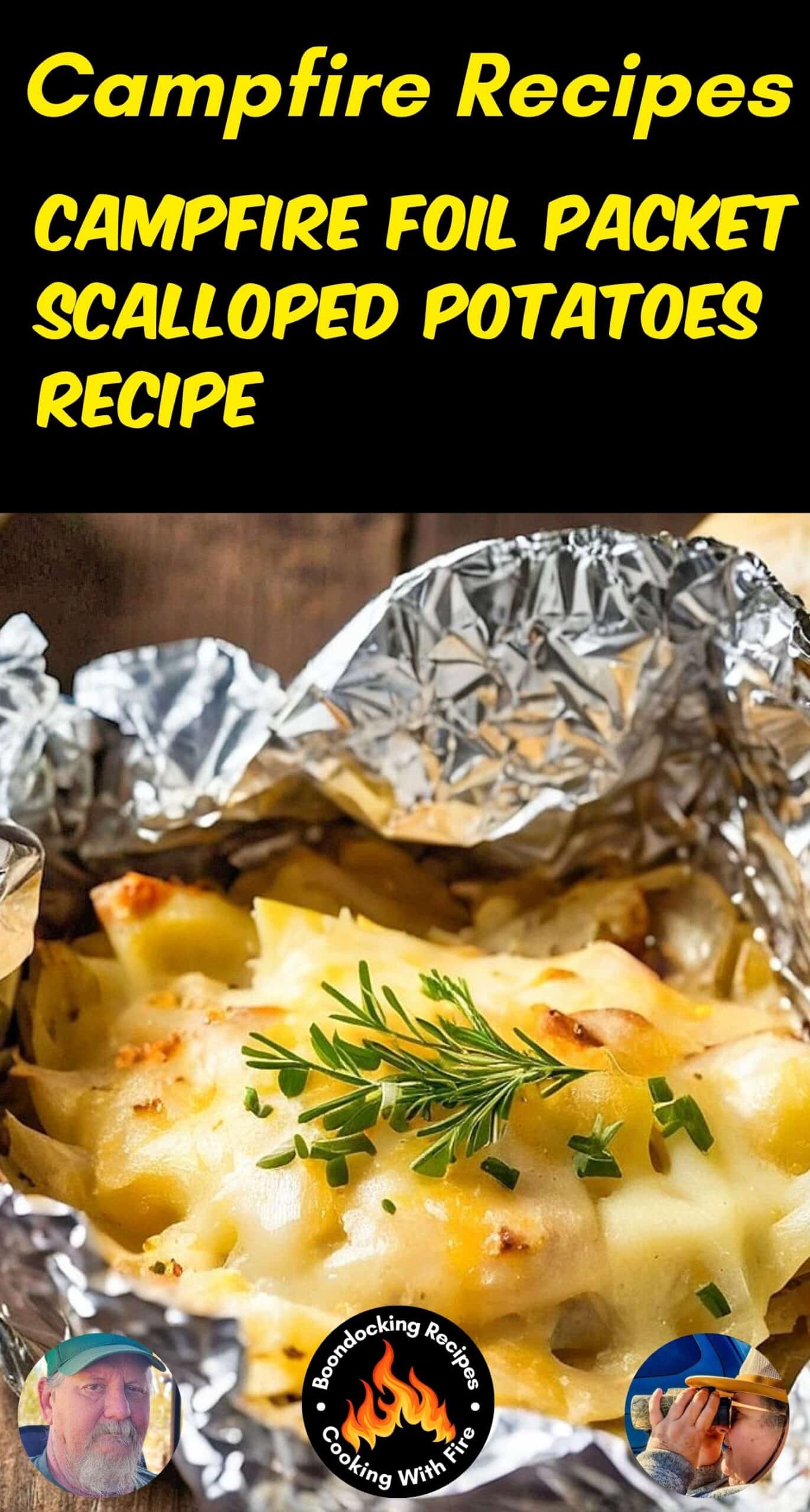 Campfire Foil Packet Scalloped Potatoes Recipe