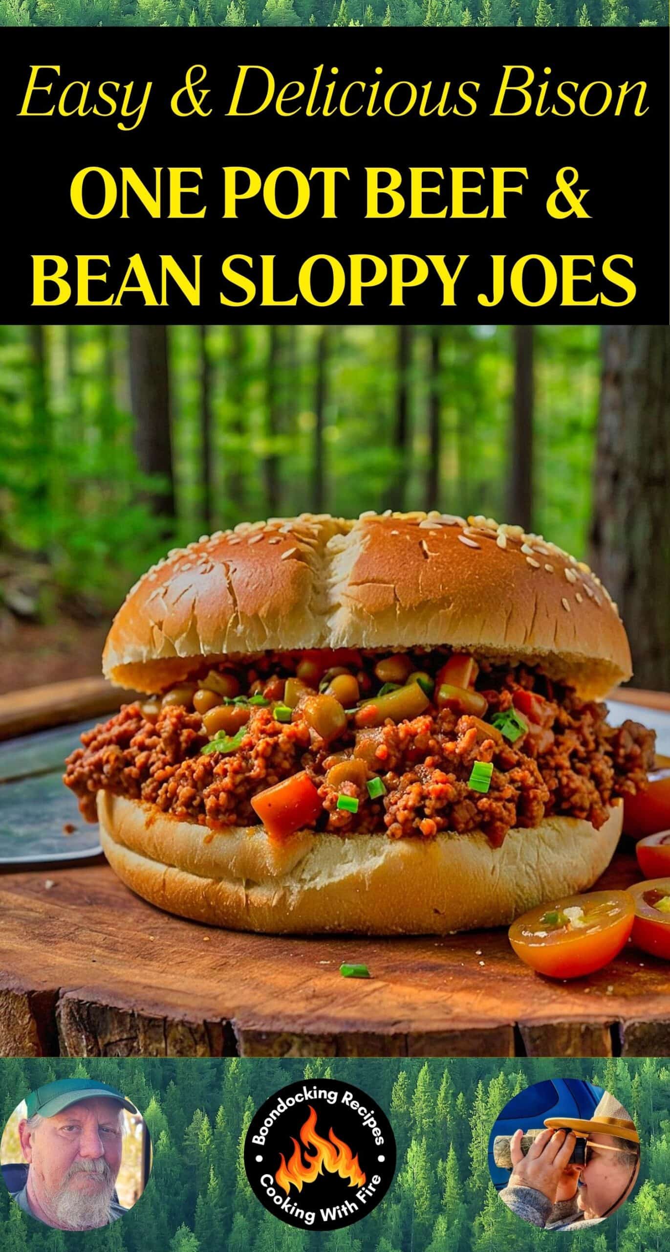 One Pot Beef n Bean Sloppy Joes