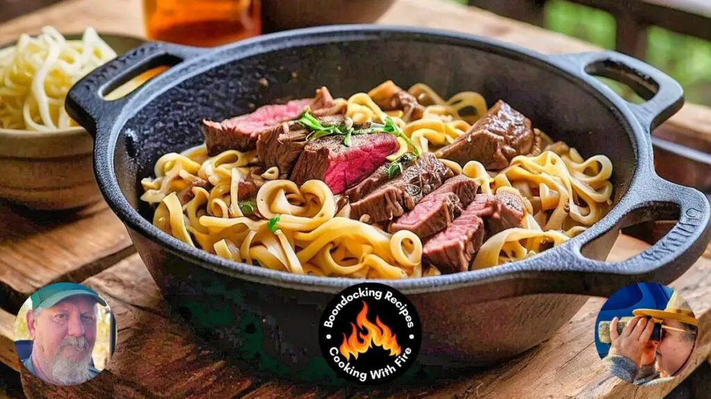 Campfire One Pot Smoked Tea Beef n Noodles