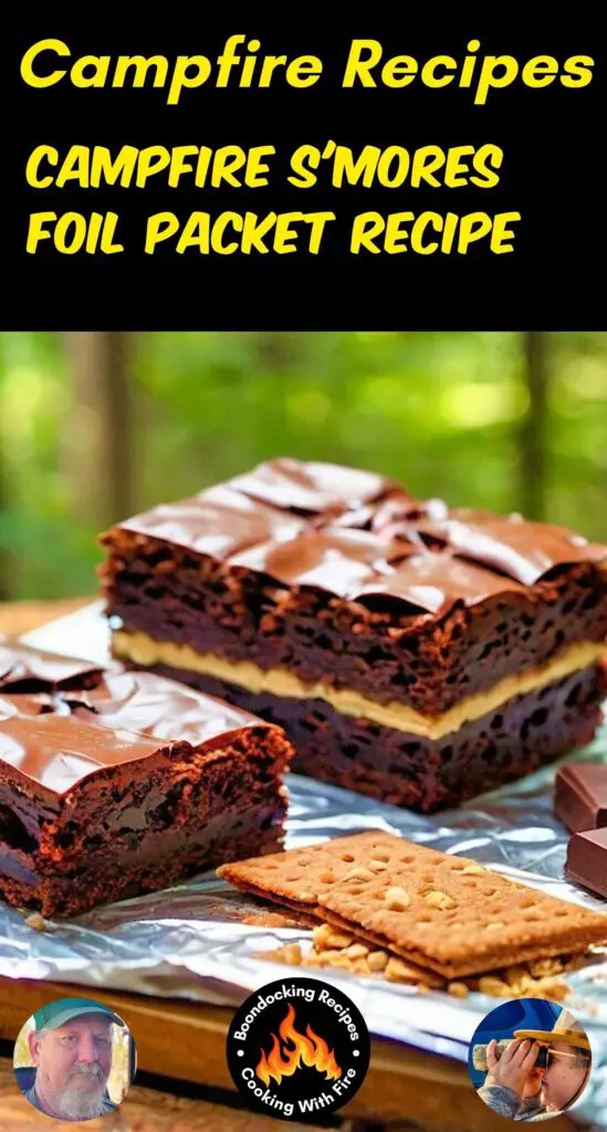 Campfire S'Mores Foil Packet Recipe (5)