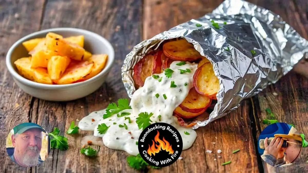 Campfire Foil Packet Bacon Ranch Potatoes Recipe