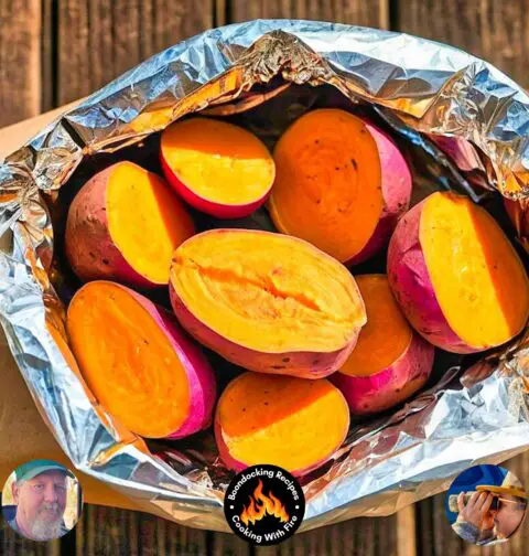 Campfire Sweet Potatoes Foil Packet Recipe