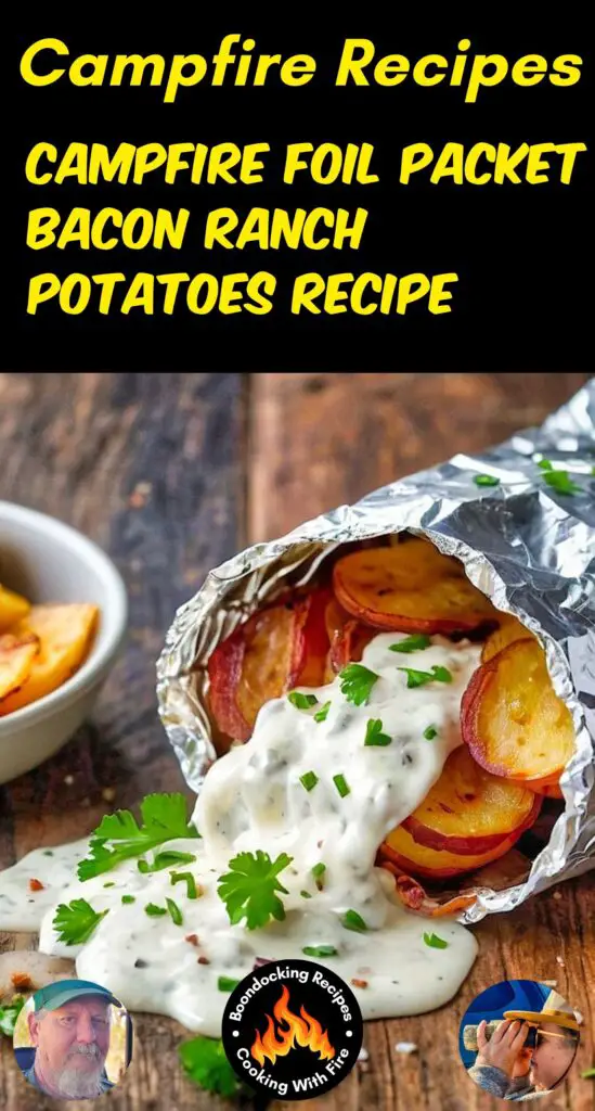 Campfire Foil Packet Bacon Ranch Potatoes Recipe