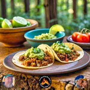 Carne Asada Bison Tacos with Salsa Verde