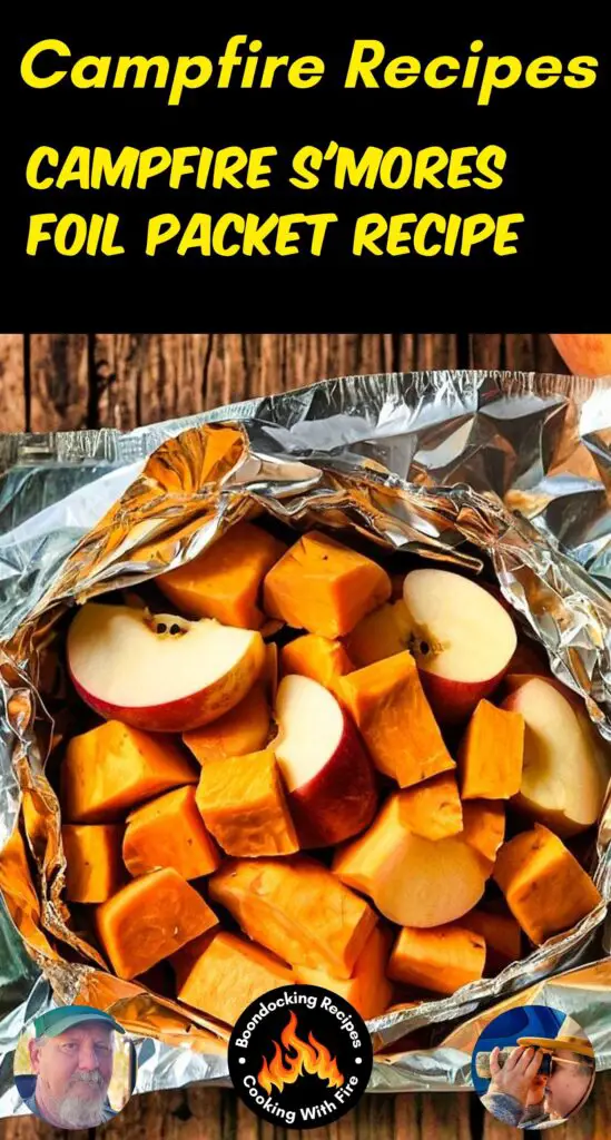 Cranberry Apple Sweet Potato Foil Packet Recipe