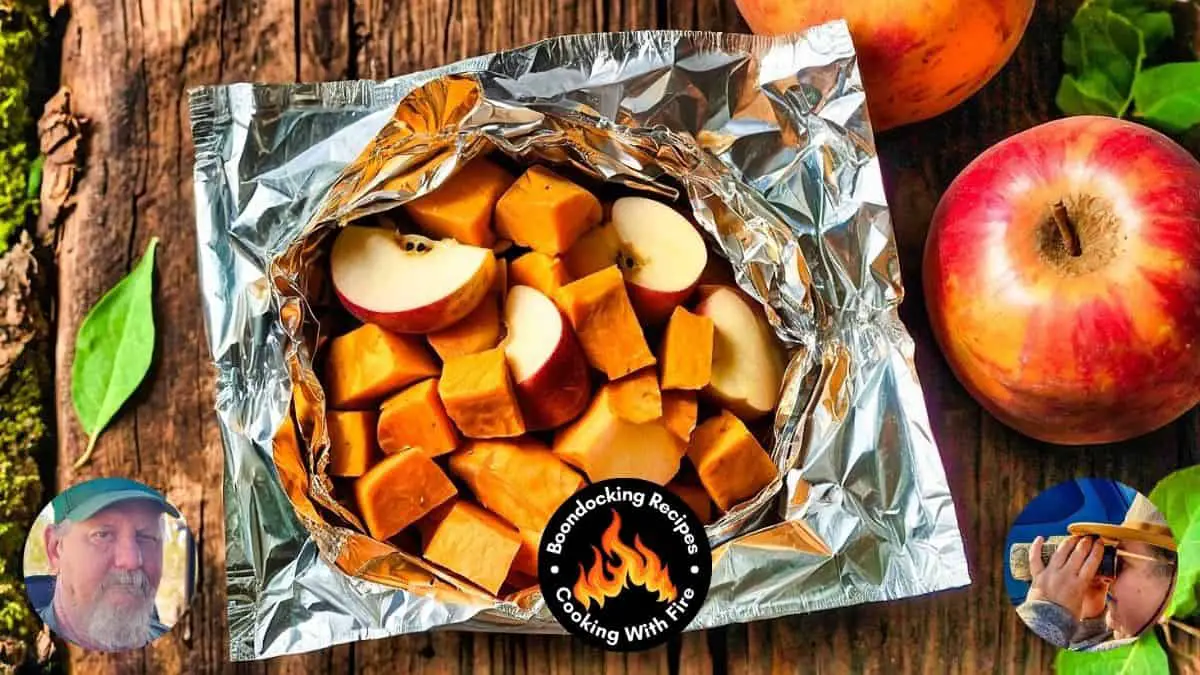 Cranberry Apple Sweet Potato Foil Packet Recipe