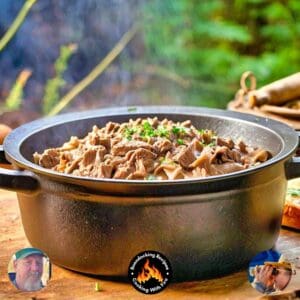 Dutch Oven Bison Stroganoff Recipe