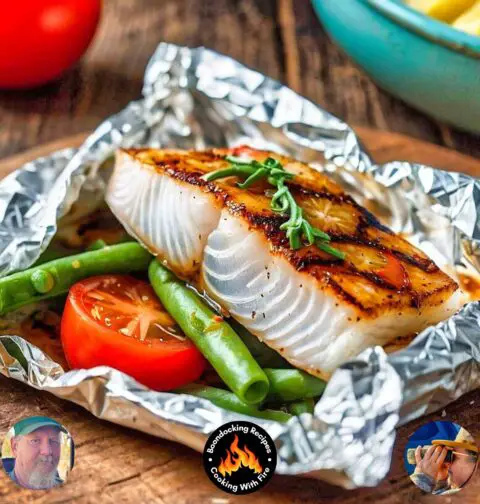 Easy Grilled Cod Foil Packets Recipe