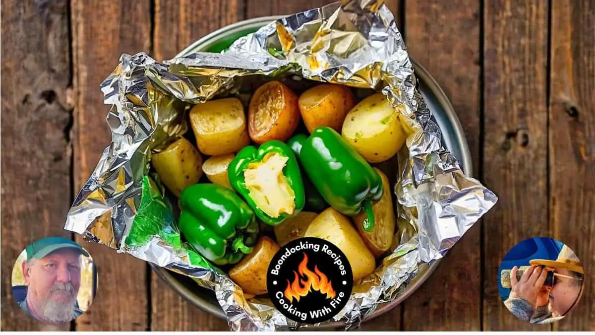 Easy Poblano n Potato Foil Packet Recipe
