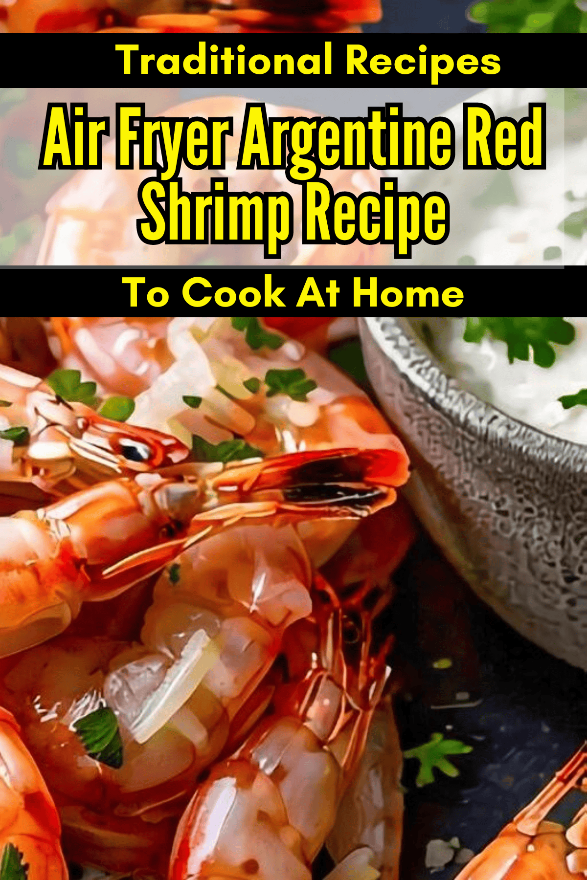 Air Fryer Argentine Red Shrimp Recipe