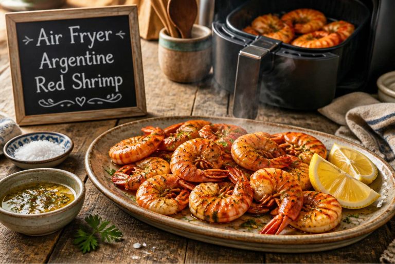 Air Fryer Argentine Red Shrimp Recipe