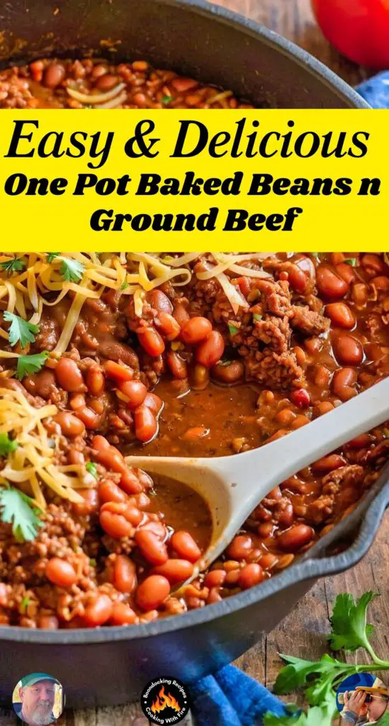 Campfire One Pot Baked Beans n Ground Beef