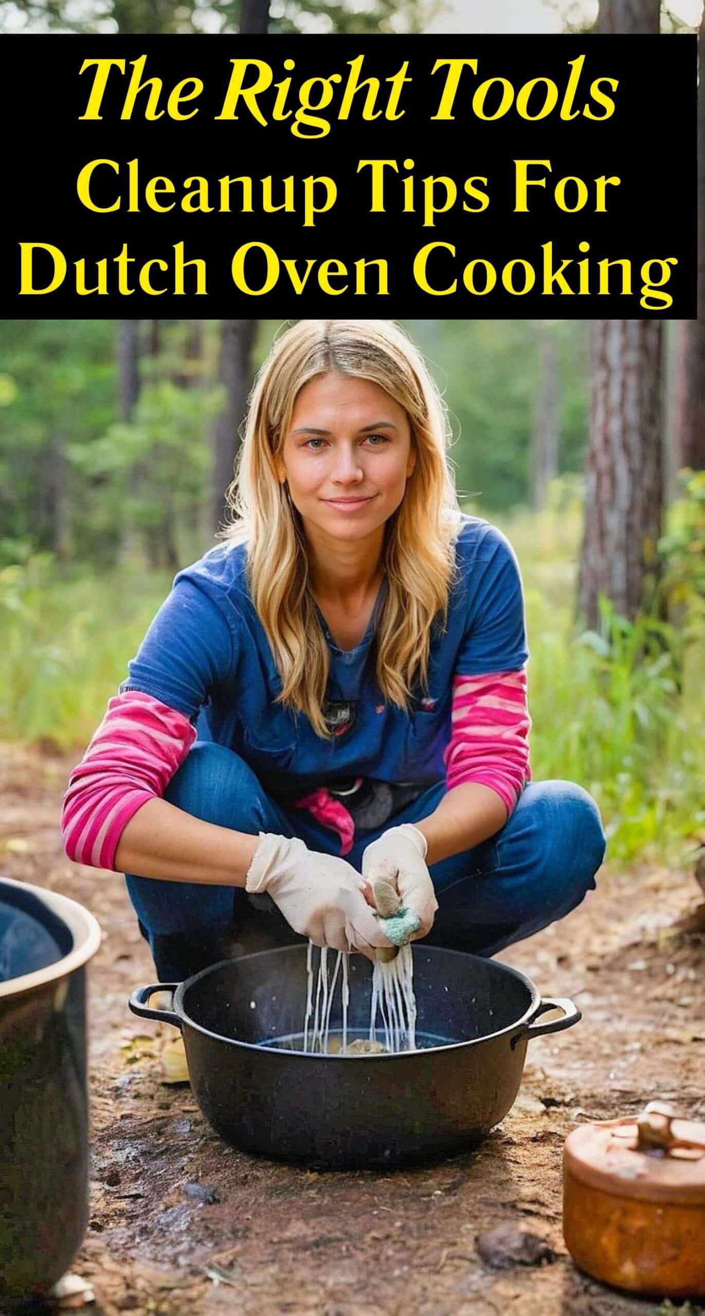 Cleanup Tips For Dutch Oven Cooking