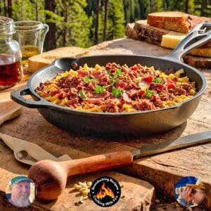 One Pot Bacon Cheese Burger Skillet