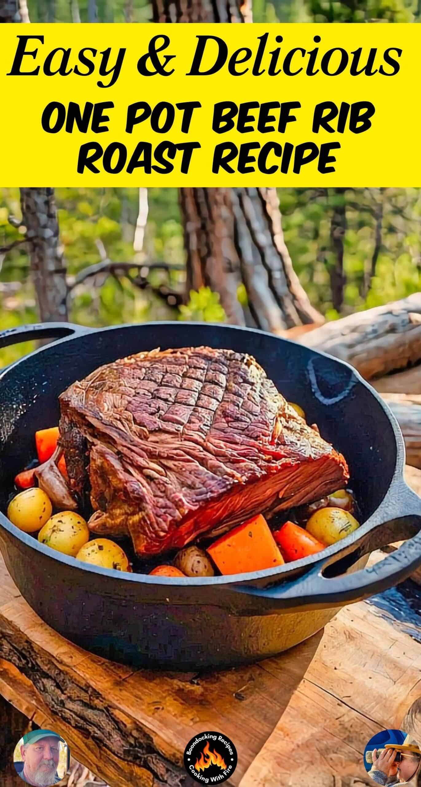 Campground One Pot Beef Rib Roast Recipe