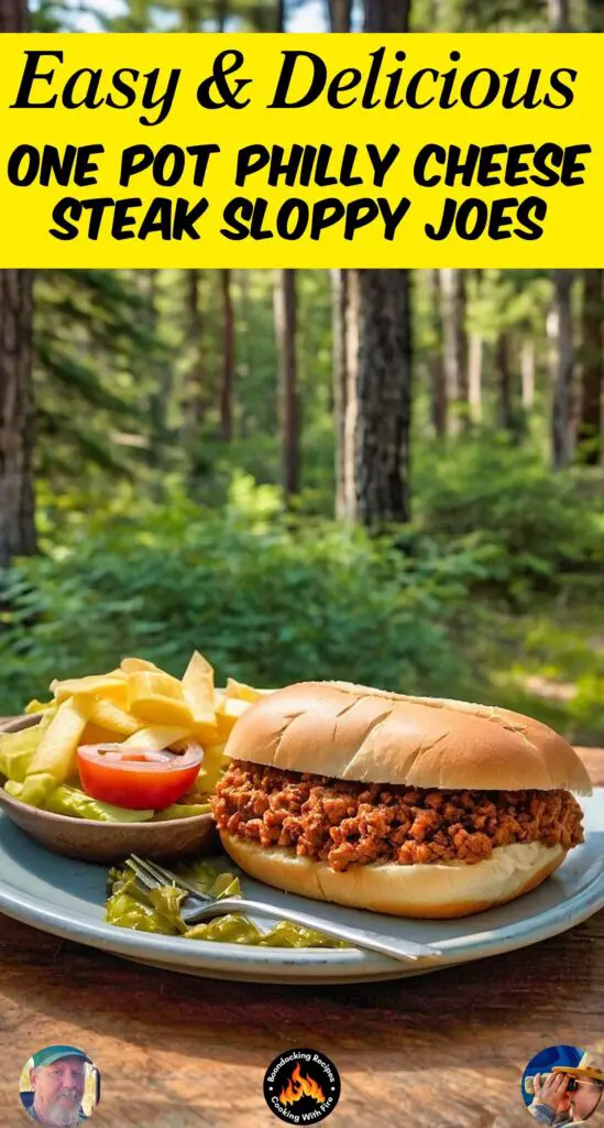 One Pot Philly Cheese Steak Sloppy Joes