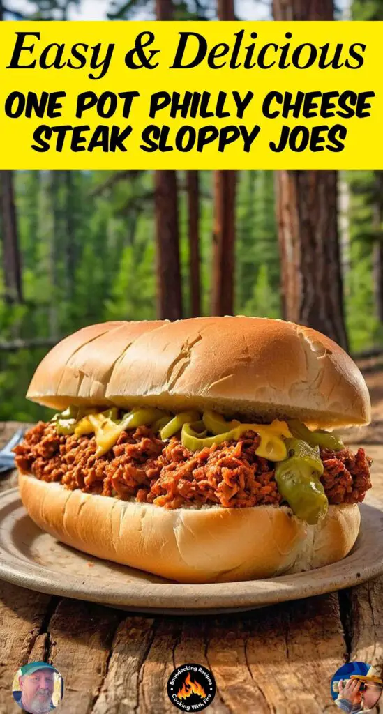 One Pot Philly Cheese Steak Sloppy Joes