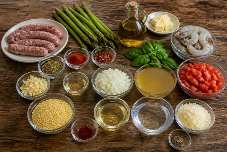 Orzo Pasta with Argentine Red Shrimp Recipes - Ingredients