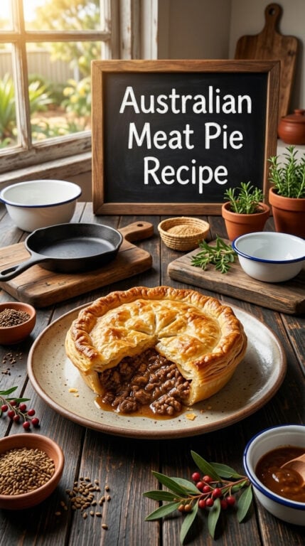 1. Australian Meat Pie Recipe