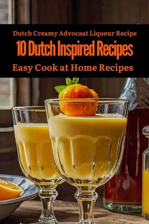 Dutch Creamy Advocaat Liqueur Recipe