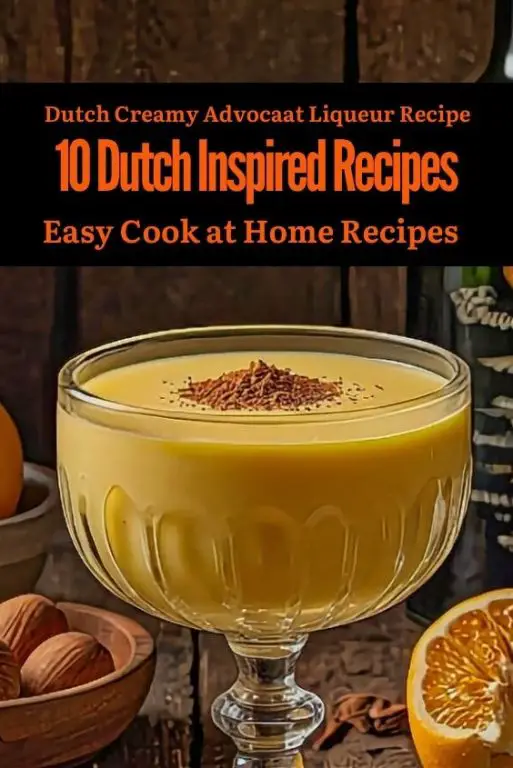 Dutch Creamy Advocaat Liqueur Recipe