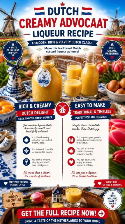 Dutch Creamy Advocaat Liqueur Recipe