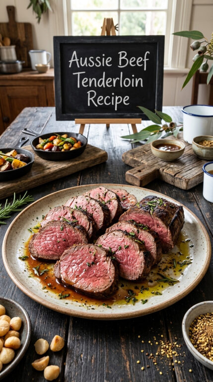 12. Aussie Beef Tenderloin  Recipe