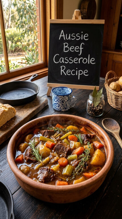 15. Aussie Beef Casserole Recipe