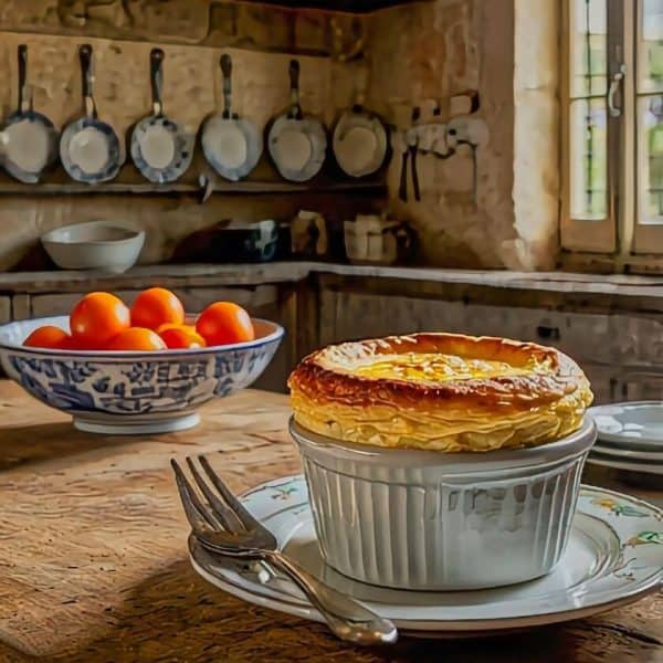 Vegetarian French Cheese Souffle Recipe