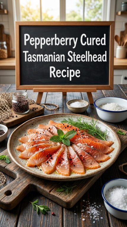 19. Pepperberry Cured Tasmanian Steelhead Recipe