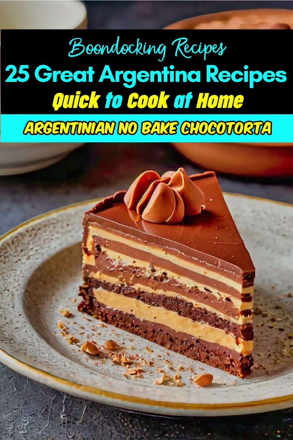No Bake Chocotorta
