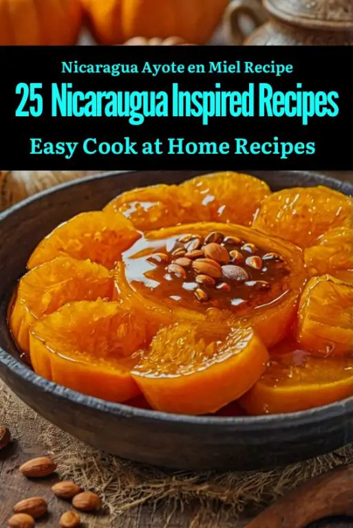 Ayote en Miel Recipe