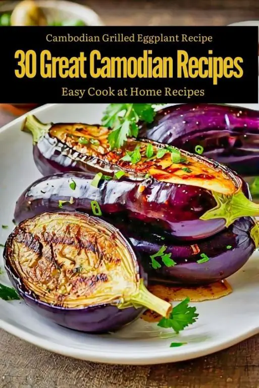 Cambodian Grilled Eggplant Recipe