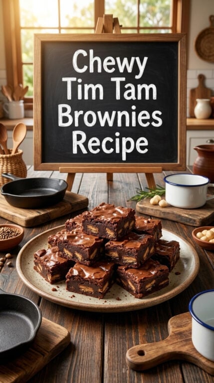 24. Chewy Tim Tam Brownies Recipe